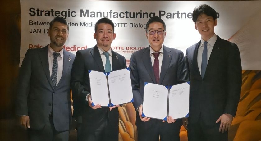 Rakuten and LOTTE Sign Global Oncology Therapy Manufacturing Agreement