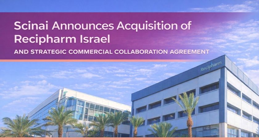 Scinai Immunotherapeutics Buys Recipharm Israel